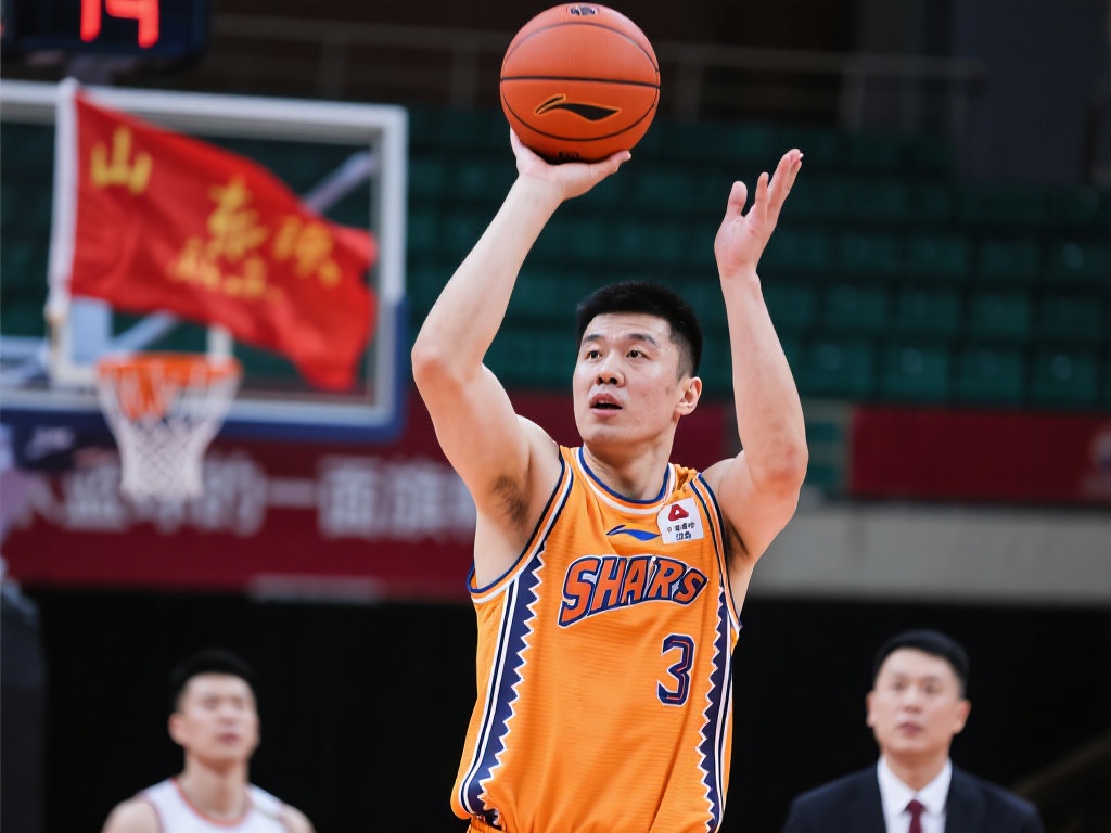 AI重现巩晓彬传奇生涯：中国篮球旗帜