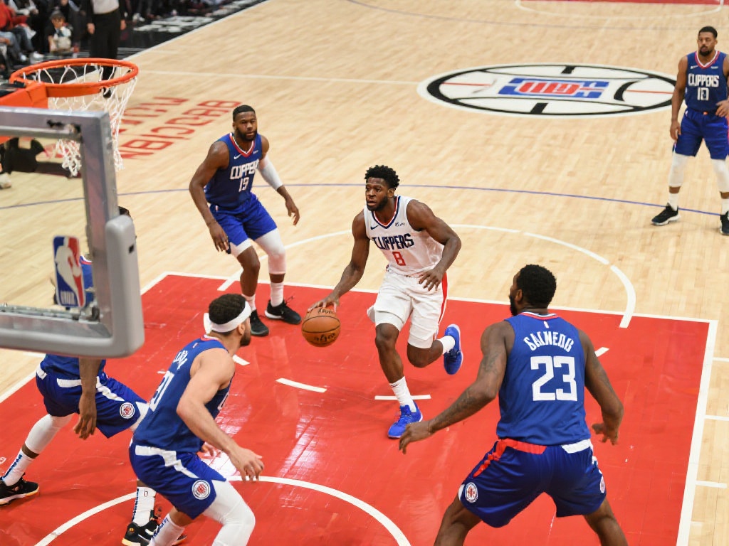 布鲁斯-布朗突破上篮助掘金压制快船开局陷危机 从技术层面分析,快船的防守策略在这场比赛